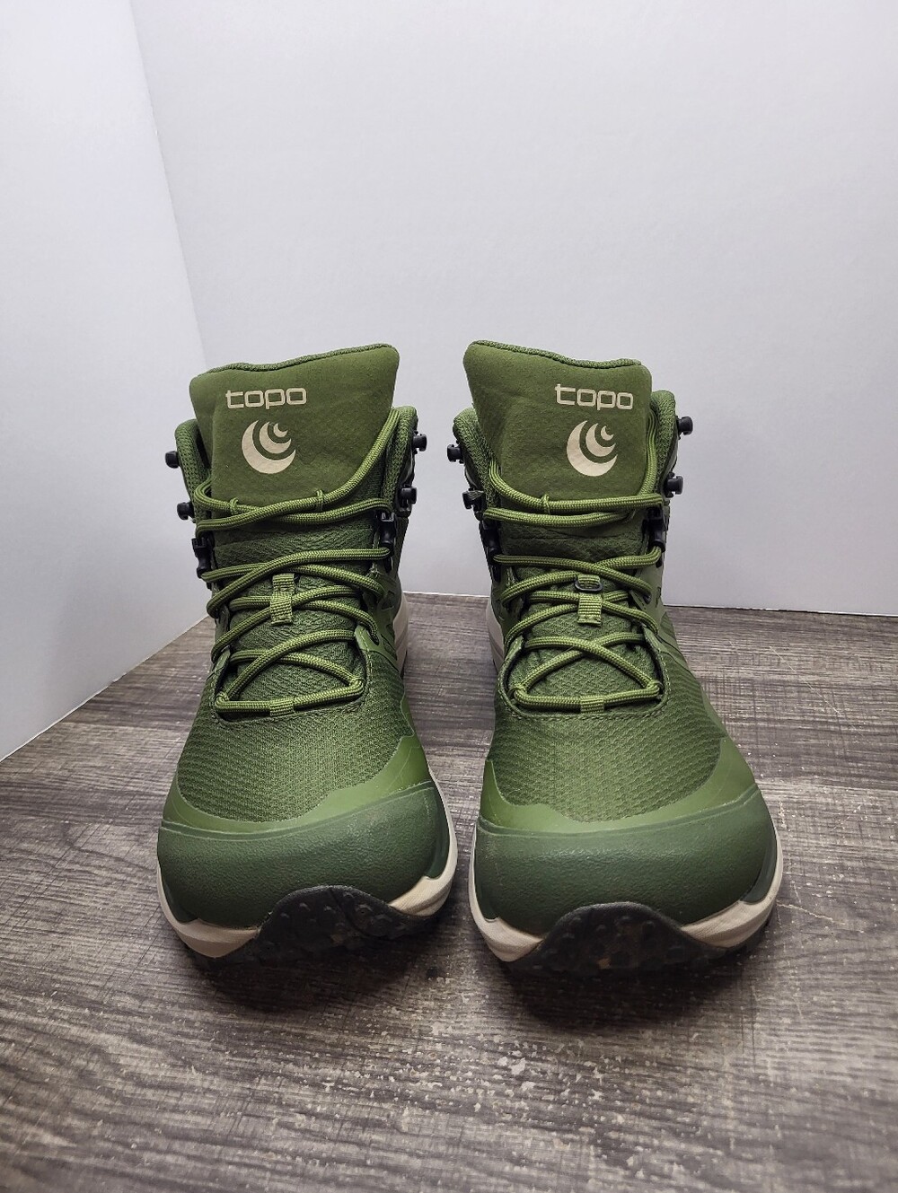 Topo Trailventure 2 WP Mid Women's Size 10.5 Hiking Boots Olive Tan Waterproof - Picture 4 of 10